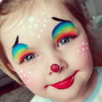 lil girl payaso makeup