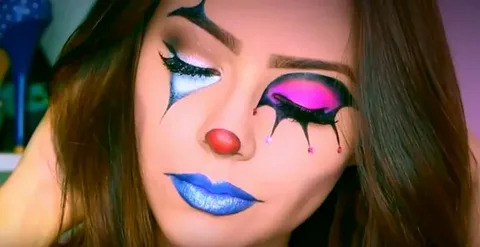 girl payaso makeup