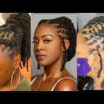 beginner short loc styles for females